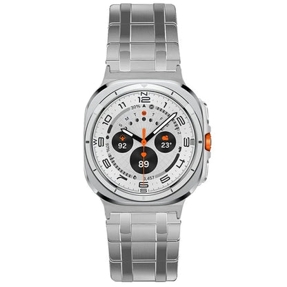 For Samsung Galaxy Watch Ultra 47mm Watch Band Magnetic Stainless Steel Replacement Strap