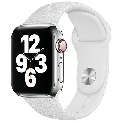 Silicone Strap for Apple Watch Series 10 42mm  /  9 8 7 41mm  /  SE (2023) SE (2022) SE 6 5 4 40mm  /  3 2 1 38mm