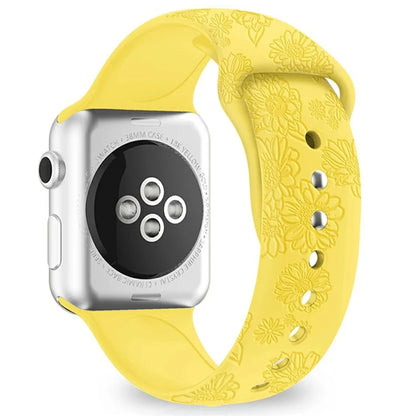 Silicone Strap for Apple Watch Series 10 42mm  /  9 8 7 41mm  /  SE (2023) SE (2022) SE 6 5 4 40mm  /  3 2 1 38mm
