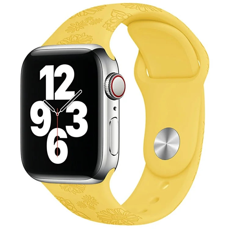 Silicone Strap for Apple Watch Series 10 42mm  /  9 8 7 41mm  /  SE (2023) SE (2022) SE 6 5 4 40mm  /  3 2 1 38mm