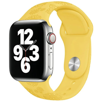 Silicone Strap for Apple Watch Series 10 42mm  /  9 8 7 41mm  /  SE (2023) SE (2022) SE 6 5 4 40mm  /  3 2 1 38mm