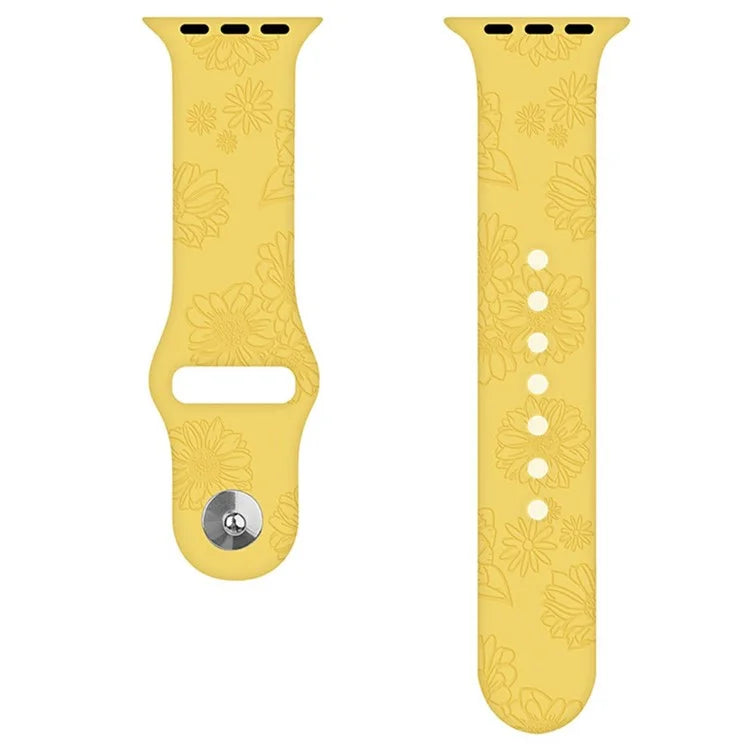 Silicone Strap for Apple Watch Series 10 42mm  /  9 8 7 41mm  /  SE (2023) SE (2022) SE 6 5 4 40mm  /  3 2 1 38mm
