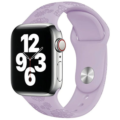 Silicone Strap for Apple Watch Series 10 42mm  /  9 8 7 41mm  /  SE (2023) SE (2022) SE 6 5 4 40mm  /  3 2 1 38mm