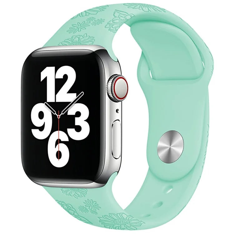 Silicone Strap for Apple Watch Series 10 42mm  /  9 8 7 41mm  /  SE (2023) SE (2022) SE 6 5 4 40mm  /  3 2 1 38mm