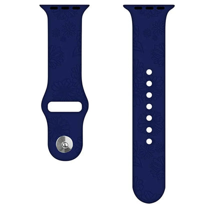 Silicone Strap for Apple Watch Series 10 42mm  /  9 8 7 41mm  /  SE (2023) SE (2022) SE 6 5 4 40mm  /  3 2 1 38mm