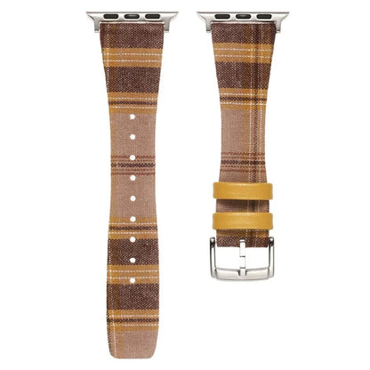 Plaid Woolen Strap for Apple Watch Series 10 46mm / Ultra 2 Ultra 49mm / Series 9 8 7 45mm / SE (2023) SE (2022) SE 6 5 4 44mm / 3 2 1 42mm