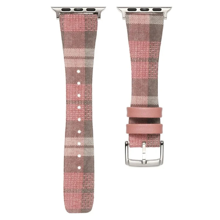 Plaid Woolen Strap for Apple Watch Series 10 46mm / Ultra 2 Ultra 49mm / Series 9 8 7 45mm / SE (2023) SE (2022) SE 6 5 4 44mm / 3 2 1 42mm