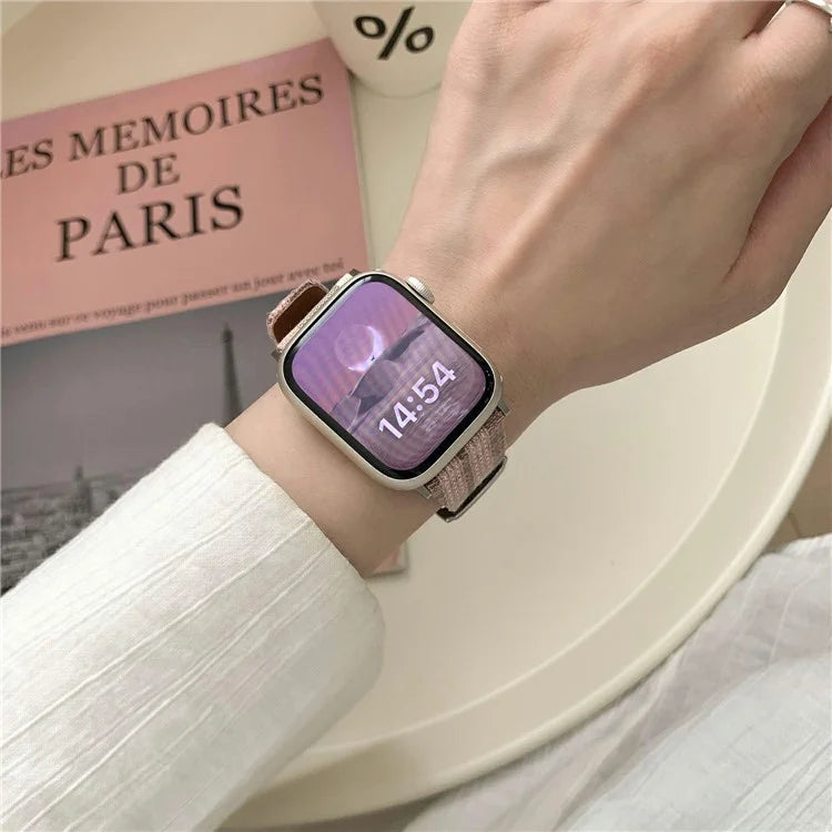 Plaid Woolen Strap for Apple Watch Series 10 46mm / Ultra 2 Ultra 49mm / Series 9 8 7 45mm / SE (2023) SE (2022) SE 6 5 4 44mm / 3 2 1 42mm