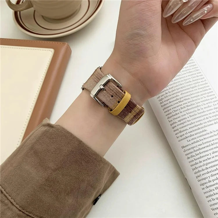 Plaid Woolen Strap for Apple Watch Series 10 42mm  /  9 8 7 41mm  /  SE (2023) SE (2022) SE 6 5 4 40mm  /  3 2 1 38mm