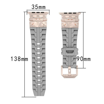Silicone Strap for Apple Watch Series 10 42mm  /  9 8 7 41mm  /  SE (2023) SE (2022) SE 6 5 4 40mm  /  3 2 1 38mm