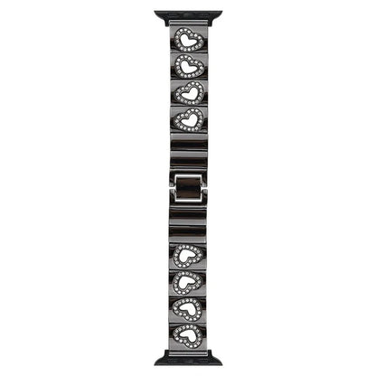 Hollow Heart Metal Strap for Apple Watch Series 10 42mm  /  9 8 7 41mm  /  SE (2023) SE (2022) SE 6 5 4 40mm  /  3 2 1 38mm