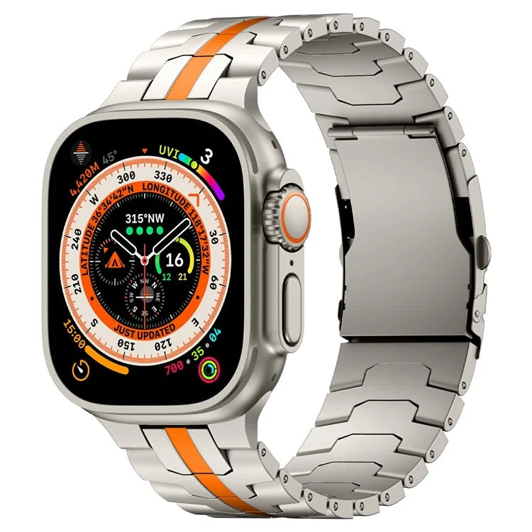 Metal Watch Strap for Apple Watch Series 10 46mm / Ultra 2 Ultra 49mm / Series 9 8 7 45mm / SE (2023) SE (2022) SE 6 5 4 44mm / 3 2 1 42mm
