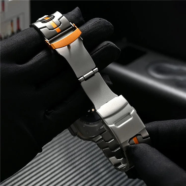 Metal Watch Strap for Apple Watch Series 10 46mm / Ultra 2 Ultra 49mm / Series 9 8 7 45mm / SE (2023) SE (2022) SE 6 5 4 44mm / 3 2 1 42mm