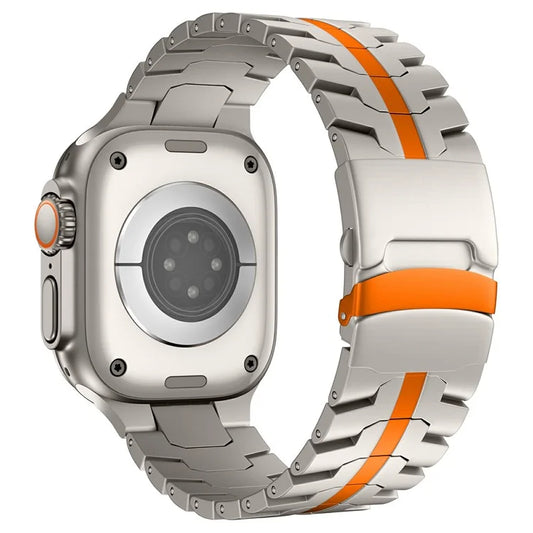 Titanium Alloy Watch Strap for Apple Watch Series 10 42mm  /  9 8 7 41mm  /  SE (2023) SE (2022) SE 6 5 4 40mm  /  3 2 1 38mm