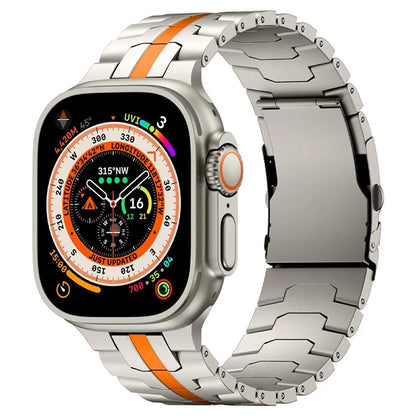 Titanium Alloy Watch Strap for Apple Watch Series 10 42mm  /  9 8 7 41mm  /  SE (2023) SE (2022) SE 6 5 4 40mm  /  3 2 1 38mm