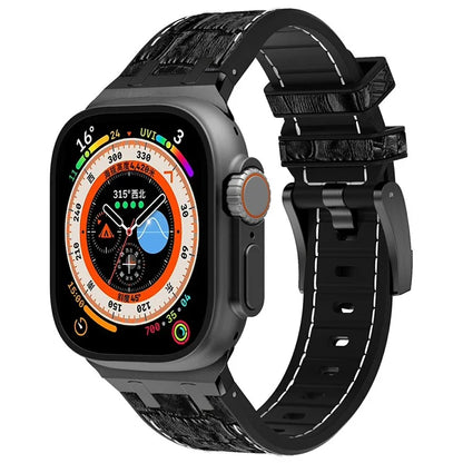 Silicone Band for Apple Watch Series 10 46mm / Ultra 2 Ultra 49mm / Series 9 8 7 45mm / SE (2023) SE (2022) SE 6 5 4 44mm / 3 2 1 42mm