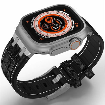 Silicone Band for Apple Watch Series 10 46mm / Ultra 2 Ultra 49mm / Series 9 8 7 45mm / SE (2023) SE (2022) SE 6 5 4 44mm / 3 2 1 42mm