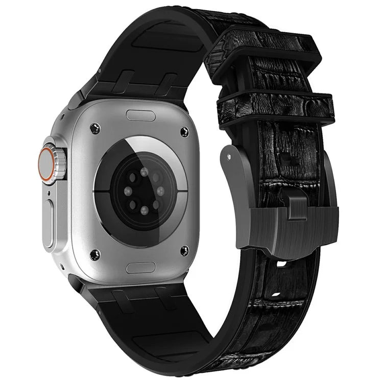 Silicone Band for Apple Watch Series 10 46mm / Ultra 2 Ultra 49mm / Series 9 8 7 45mm / SE (2023) SE (2022) SE 6 5 4 44mm / 3 2 1 42mm