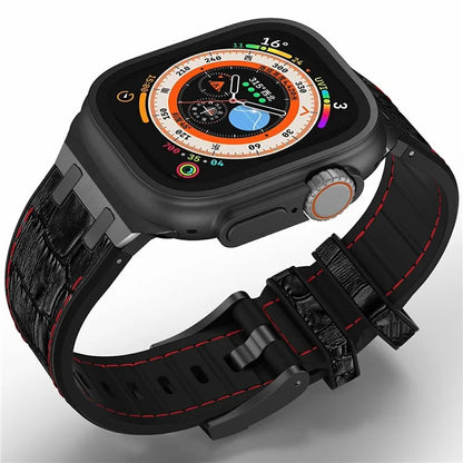 Silicone Band for Apple Watch Series 10 46mm / Ultra 2 Ultra 49mm / Series 9 8 7 45mm / SE (2023) SE (2022) SE 6 5 4 44mm / 3 2 1 42mm