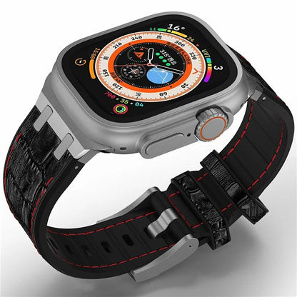 Silicone Band for Apple Watch Series 10 46mm / Ultra 2 Ultra 49mm / Series 9 8 7 45mm / SE (2023) SE (2022) SE 6 5 4 44mm / 3 2 1 42mm