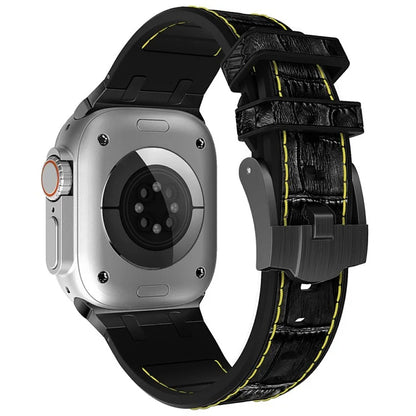 Silicone Band for Apple Watch Series 10 46mm / Ultra 2 Ultra 49mm / Series 9 8 7 45mm / SE (2023) SE (2022) SE 6 5 4 44mm / 3 2 1 42mm