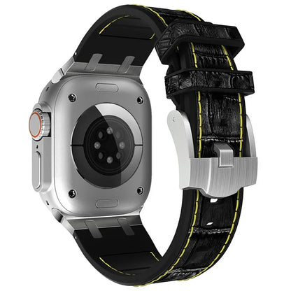 Silicone Band for Apple Watch Series 10 46mm / Ultra 2 Ultra 49mm / Series 9 8 7 45mm / SE (2023) SE (2022) SE 6 5 4 44mm / 3 2 1 42mm