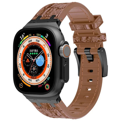 Silicone Band for Apple Watch Series 10 46mm / Ultra 2 Ultra 49mm / Series 9 8 7 45mm / SE (2023) SE (2022) SE 6 5 4 44mm / 3 2 1 42mm