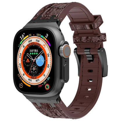 Silicone Band for Apple Watch Series 10 46mm / Ultra 2 Ultra 49mm / Series 9 8 7 45mm / SE (2023) SE (2022) SE 6 5 4 44mm / 3 2 1 42mm