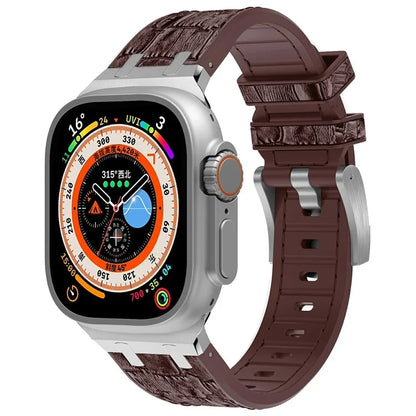 Silicone Band for Apple Watch Series 10 46mm / Ultra 2 Ultra 49mm / Series 9 8 7 45mm / SE (2023) SE (2022) SE 6 5 4 44mm / 3 2 1 42mm