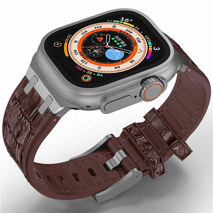 Silicone Band for Apple Watch Series 10 46mm / Ultra 2 Ultra 49mm / Series 9 8 7 45mm / SE (2023) SE (2022) SE 6 5 4 44mm / 3 2 1 42mm