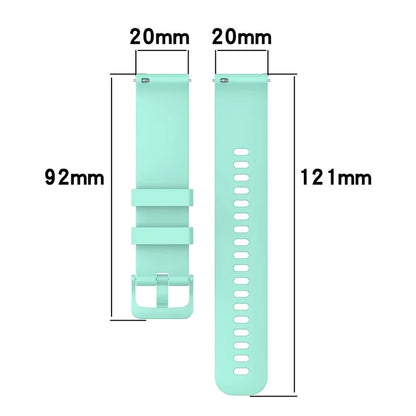 For Garmin vivoactive 5 Silicone Watch Band 20mm Quick Release Replacement Strap