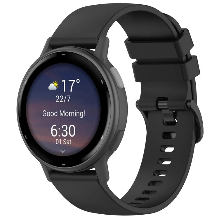For Garmin Forerunner 265 / Forerunner 255 Silicone Watch Band 22mm Quick Release Replacement Strap