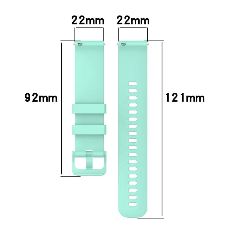 For Garmin Forerunner 265 / Forerunner 255 Silicone Watch Band 22mm Quick Release Replacement Strap