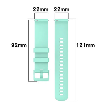 For Garmin Forerunner 265 / Forerunner 255 Silicone Watch Band 22mm Quick Release Replacement Strap