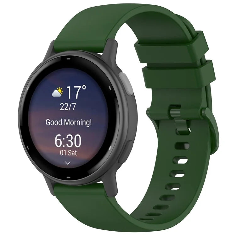 For Garmin Forerunner 265 / Forerunner 255 Silicone Watch Band 22mm Quick Release Replacement Strap