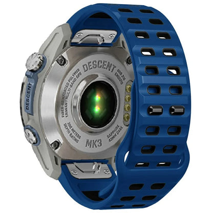 For Garmin Fenix 8 47mm / Fenix E 47mm Silicone Watchband Quick Release Buckle Dual Color Watch Strap
