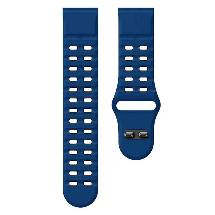 For Garmin Fenix 8 51mm / Enduro 3 / Enduro 2 Silicone Watchband Quick Release Buckle Dual Color Watch Strap