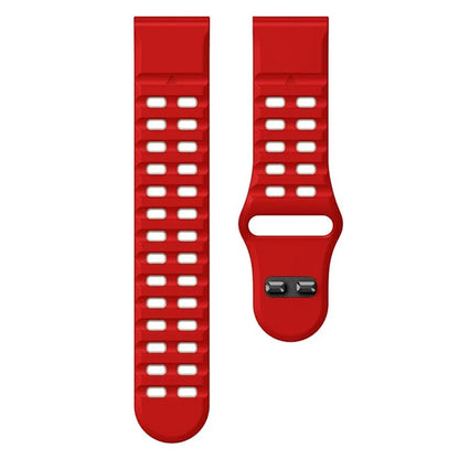 For Garmin Fenix 8 51mm / Enduro 3 / Enduro 2 Silicone Watchband Quick Release Buckle Dual Color Watch Strap