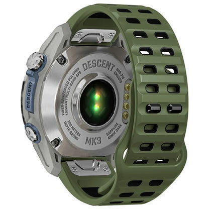 For Garmin Fenix 8 51mm / Enduro 3 / Enduro 2 Silicone Watchband Quick Release Buckle Dual Color Watch Strap