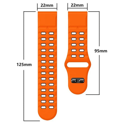 For Garmin Fenix 8 51mm / Enduro 3 / Enduro 2 Silicone Watchband Quick Release Buckle Dual Color Watch Strap