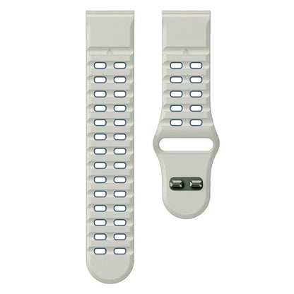 For Garmin Fenix 8 51mm / Enduro 3 / Enduro 2 Silicone Watchband Quick Release Buckle Dual Color Watch Strap