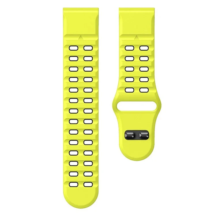 For Garmin Fenix 8 51mm / Enduro 3 / Enduro 2 Silicone Watchband Quick Release Buckle Dual Color Watch Strap