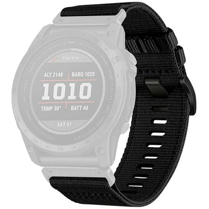 Watchband for Garmin Fenix 8 / Fenix E 47mm / Epix Gen2 / Descent G1 Universal 22mm Quick Release Nylon Canvas Watch Strap