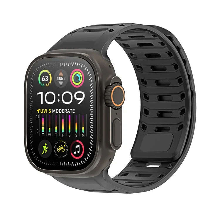 DUX DUCIS For Apple Watch Series 10 46mm / Ultra 2 Ultra 49mm / 9 8 7 45mm / SE (2023) SE (2022) SE 6 5 4 44mm / 3 2 1 42mm Silicone Strap