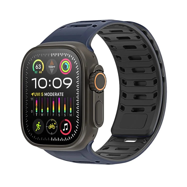 DUX DUCIS For Apple Watch Series 10 46mm / Ultra 2 Ultra 49mm / 9 8 7 45mm / SE (2023) SE (2022) SE 6 5 4 44mm / 3 2 1 42mm Silicone Strap