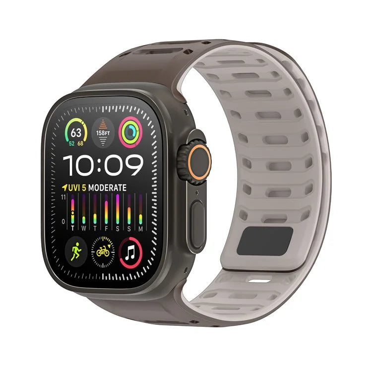 DUX DUCIS For Apple Watch Series 10 46mm / Ultra 2 Ultra 49mm / 9 8 7 45mm / SE (2023) SE (2022) SE 6 5 4 44mm / 3 2 1 42mm Silicone Strap