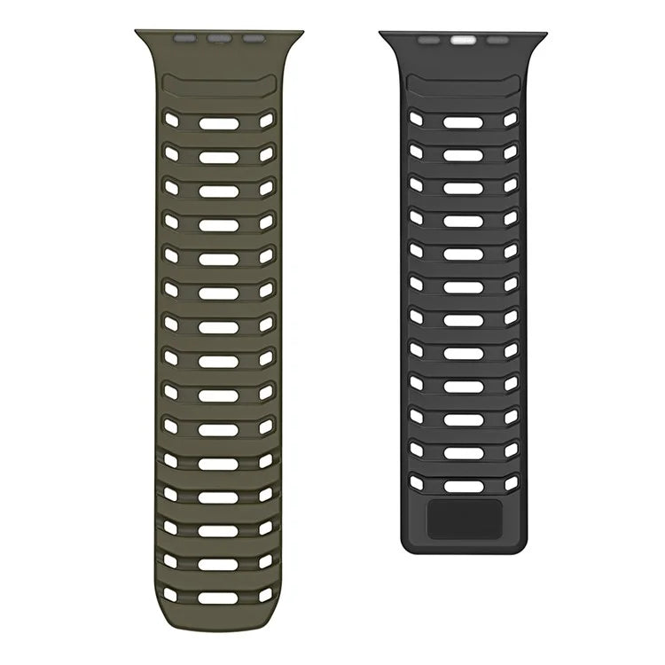 DUX DUCIS For Apple Watch Series 10 46mm / Ultra 2 Ultra 49mm / 9 8 7 45mm / SE (2023) SE (2022) SE 6 5 4 44mm / 3 2 1 42mm Silicone Strap
