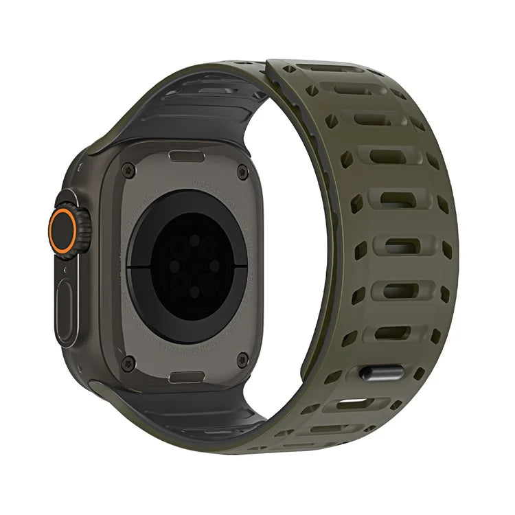 DUX DUCIS For Apple Watch Series 10 46mm / Ultra 2 Ultra 49mm / 9 8 7 45mm / SE (2023) SE (2022) SE 6 5 4 44mm / 3 2 1 42mm Silicone Strap