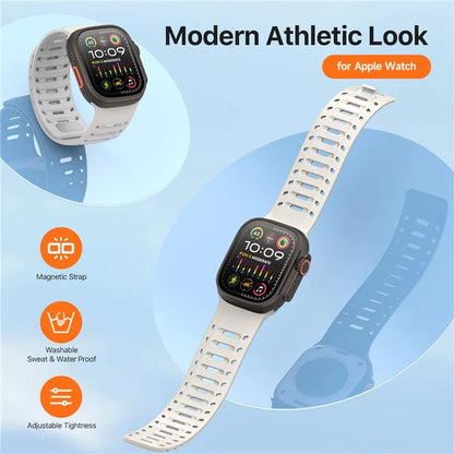 DUX DUCIS For Apple Watch Series 10 46mm / Ultra 2 Ultra 49mm / 9 8 7 45mm / SE (2023) SE (2022) SE 6 5 4 44mm / 3 2 1 42mm Silicone Strap