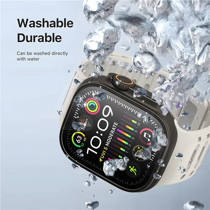 DUX DUCIS For Apple Watch Series 10 46mm / Ultra 2 Ultra 49mm / 9 8 7 45mm / SE (2023) SE (2022) SE 6 5 4 44mm / 3 2 1 42mm Silicone Strap